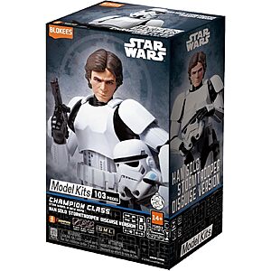 BLOKEES Star Wars EP IV A New Hope HAN Solo Stormtrooper Disguise Version Model Kit $10