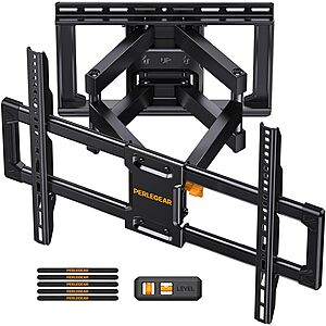 Prime: Perlegear Full Motion TV Wall Mount for 42-90" TVs (Holds up to 132-lbs) $32.89 + Free Shipping
