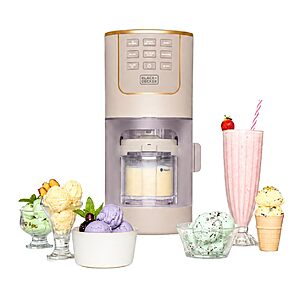 $129.99: BLACK+DECKER Ice Cream Maker (IC002-21BD)