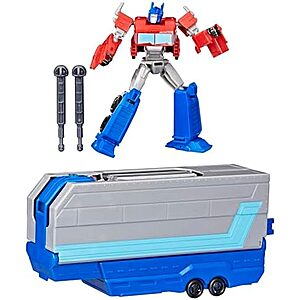 [Prime] $11.39* | Transformers EarthSpark Optimus Prime Battle Trailer Playset w/ Action Figure at Amazon