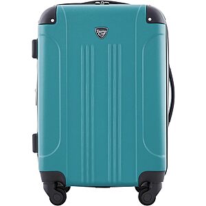 [Prime]  22" Travelers Club Chicago Hardside Expandable Spinner Carry-On Luggage (Teal) $29.48 + Free Shipping