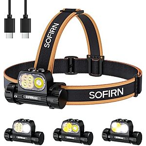 $29.99* | Sofirn HS22 2500 Lumens Rechargeable Headlamp at Amazon