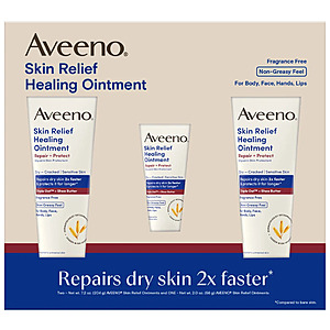 Costco - Aveeno Skin Relief Healing Ointment, 2 - 7.2 fl oz + 2 fl oz Set $9.97 in store only YMMV