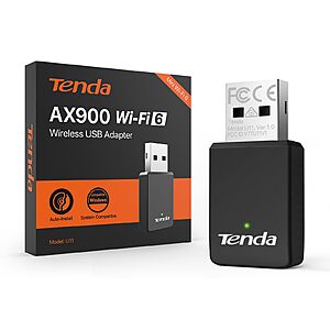 (prime) Tenda AX900 Dual Band USB WiFi Adapter $6.40 + Free S/H
