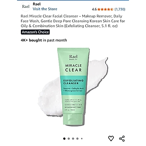 Korean exfoliating cleanser