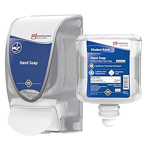 [SnS] $14.44* | SC Johnson Professional Kindest Kare Advanced Hand Soap Starter Kit w/  Soap Dispenser & 1L Soap Cartridge at Amazon