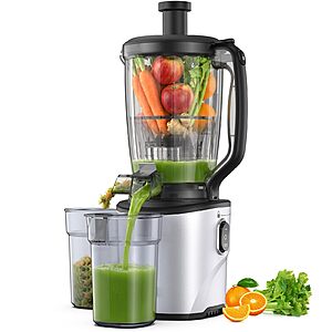 100oz Cold Press Juicer Slow Machine, Powerful 600W Motor $59.99