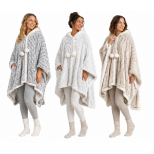 2-Pack: Chic Home Snuggle Hoodie Wearable Blanket (Various) $19.99 + Free Shipping