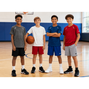 $15 FS Walmart+ or Pick Up Russell Athletic Boy's Performance Mesh Shorts, 4-Pack, Reg Sizes 4-18 & 10-12  Husky