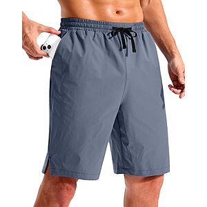 Pudolla Men's 9" Quick Dry Swim Shorts w/ Pockets (Various) $12.74 + Free Shipping w/ Prime or on $35+