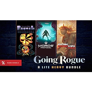 9-Item Going Rogue Game Bundle (PC Digital Download): Nightmare Reaper, Moros Protocol & More $10