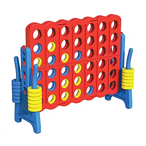 4' Realplay Jumbo 4-in-a-Row Connect Game w/ 42 Rings $44.86 + Free Shipping