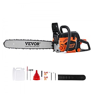 20" Vevor 3.22HP Bar 58CC Gas Chainsaw $64.85 + Free Shipping