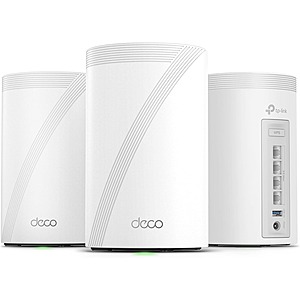 Prime Offers on TP-Link Networking BE10000 Tri-Band Wi-Fi 7 Mesh 3-Pack $357.99, BE6500 Dual-Band WiFi 7 Router and more + Prime Card Bonus $358