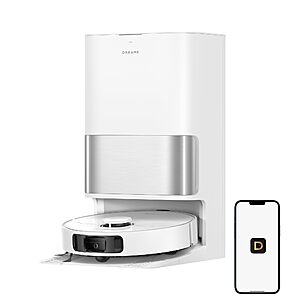 Prime Members: DREAME D30 Ultra CE Robot Vacuum and Mop with Auto Dust Emptying, 25,000Pa Suction, 0.41in Mop Lifting $332.49