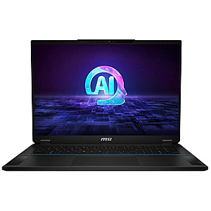 Refurb: MSI Stealth 18 AI Studio: 18" 4K 120Hz mini-LED, Intel Ultra 9 185H, RTX 4080, 32GB DDR5, 1TB SSD $1599.99