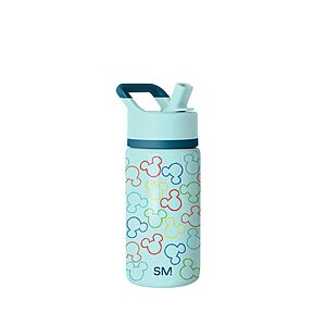 $16.14: Simple Modern Disney Kids Water Bottle with Straw Lid, 14oz Insulated (Various Disney Character Styles)
