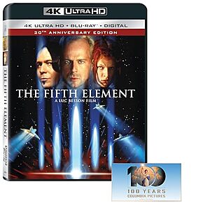 [Prime] $14.49* | The Fifth Element: 20th Anniversary Edition (1997) (4K UHD + Blu-ray + Digital) at Amazon