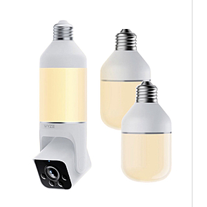 Wyze bulb cam + 2 accessory bulbs $49.99