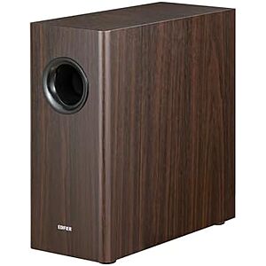 [Prime] $149.99* | 8" Edifier T5s 70w Powered Active Long-Throw Subwoofer (Black or Brown) at Amazon