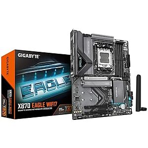 [Resale, AC] $96.90 | GIGABYTE X870 Eagle WIFI7 AMD AM5 LGA 1718 Motherboard (Used - Like New) at Amazon