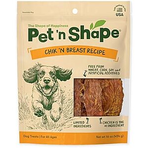 [Prime, SnS] $8.12* | 16-Oz Pet 'n Shape Jerky Dog Treats (Chik 'n Breast) at Amazon
