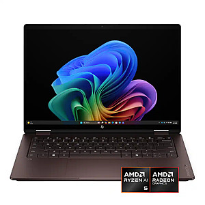 HP - OmniBook X Flip 2-in-1 - 14" 2K OLED Touchscreen AMD Ryzen AI 5 430  16GB 512GB SSD From Bestbuy $700