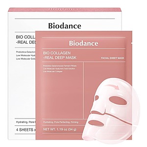 4-Pack Biodance Bio Collagen Real Deep Mask $11.69 w/ S&S + Free Shipping