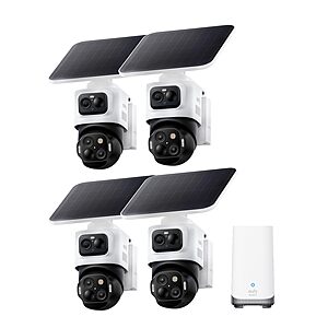 eufy Security eufyCam S4 4-Cam Kit & eufy Smart Display E10 $1093.48+FS Live on 6.23
