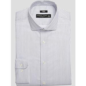 Men's Wearhouse: Up to 70% Off Original Prices: Pronto Uomo Men's Slim Fit Stripe Spread Collar Dress Shirt (Blue) $14.99 & More + Free Shipping