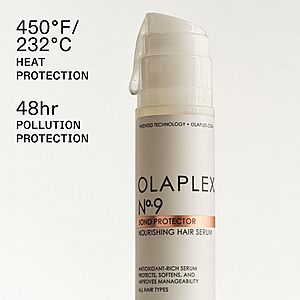 Olaplex Nº. 9 Bond Protector: Nourishing Hair Serum & Heat Protectant | Softens, Nourishes & Reduces Tangle & Static | For Coily, Curly, Straight, and Wavy, 90 mL / 3.0 Fl Oz $19.2