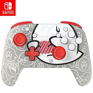 [Prime] $26.99* | PDP Gaming REMATCH GLOW Wireless Nintendo Switch Pro Controller (Boo Hoo) at Amazon