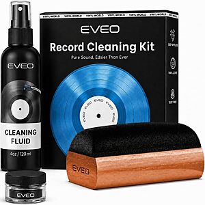 Vinyl Record Cleaner, Stylus Gel, Liquid, Brush $10