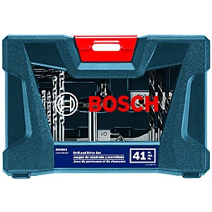 (prime) BOSCH MS4041 41-Piece Drilling and Driving Mixed Set with Included Case for Applications in Wood, Metal, Masonry $22.99