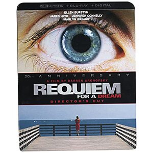 [Prime] $9.49* | Requiem for a Dream: Director's Cut 20th Anniversary Edition (4K Ultra + Blu-ray) at Amazon