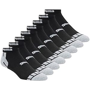 [Prime, SnS] $7.90* | 8-Pair Puma Men's Low Cut Socks (Size 10-13) at Amazon