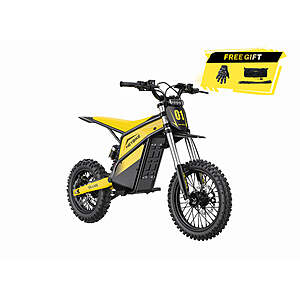 Heybike Villain 4160W, 50 miles, 45 mph, 52v 26Ah, Electric Dirt Bike (Classic/ Yellow) $1200 + Free Shipping