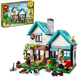[Prime] $41.99 | 808-Piece LEGO Creator: 3 in 1 - Cozy House (31139, 2023) at Amazon