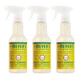 [S&S]MRS. MEYER'S CLEAN DAY Multi-Surface Everyday Cleaner, Honeysuckle Scent, 16 Fl Oz Bottle - 3 Pack $9.82
