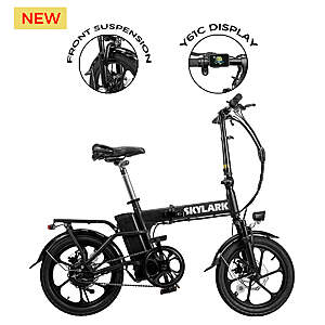 NAKTO Skylark 2 16" 500W Ebike $300.83 + Free Shipping