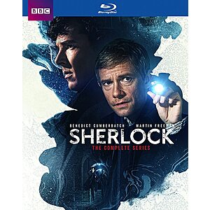 Sherlock: Seasons 1-4 & Abominable Bride Set (Blu-ray) $30.99 + Free Shipping w/ Prime or on $35+