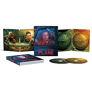 Prime Members: Plane SteelBook (4K Ultra HD + Blu-ray + Digital 4K) $15.50 + Free S&H