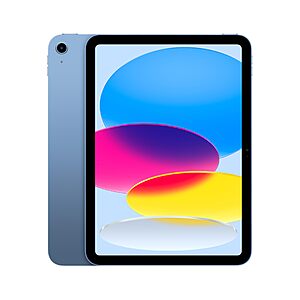 Apple iPad 11-inch: A16 chip, 11-inch Model, Liquid Retina Display, 128GB, Wi-Fi 6, 12MP Front/12MP Back Camera, Touch ID, All-Day Battery Life — Blue $299
