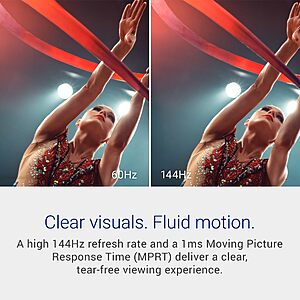 Dell 27 Monitor - SE2726H - 27-inch FHD (1920x1080) 144Hz 1ms Display, in-Plane Switching (IPS) Technology, AMD FreeSync™, TÜV 3-Star 2X HDMI, Tilt $94.99
