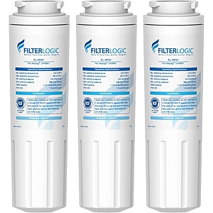 Prime Members: 3-Pack Filterlogic UKF8001 Refrigerator Water Filter Replacement for EveryDrop Filter 4 $19.31 w/ S&S & More + FS