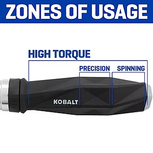 Kobalt 10 -Piece 4-in Magnetic Ratcheting Multi-Bit Replaced Screwdriver Set $17.98
