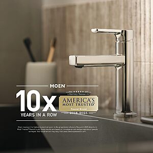Moen Engage Magnetix Shower Head with Handheld Sprayer, 6 Handheld Shower Head Spray Functions, Chrome Finish, 26100EP $29.84