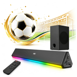 GCZ 120W 2.1CH TV RGB Soundbar w/ Subwoofer, Bluetooth 5.3, HDMI/Optical $39 + Free Shipping