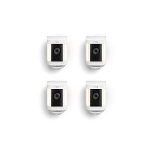 $319.96: Ring Spotlight Cam Plus Battery, White, 4-pack