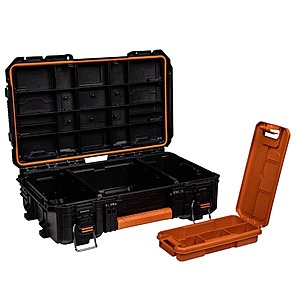 Ridgid Pro Gear System Gen 2.0 Stackable Durable Compact Power Tool Box With Secure Hang Mounts $34.98